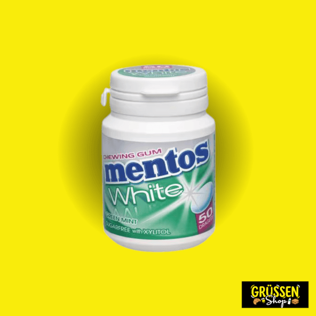 Mentos Gum White Green Mint 75 g