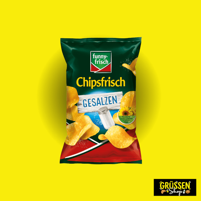 Funny-Frisch Chips gesalzen
